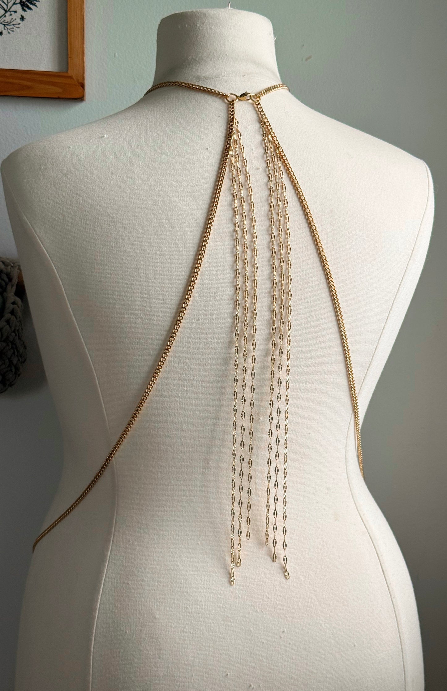 Dripping in Gold Body Chain