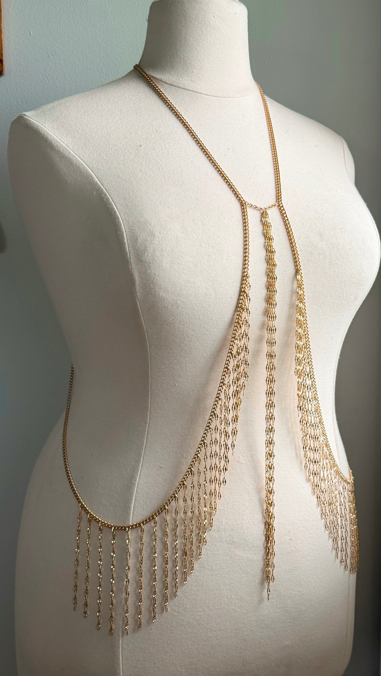 Dripping in Gold Body Chain