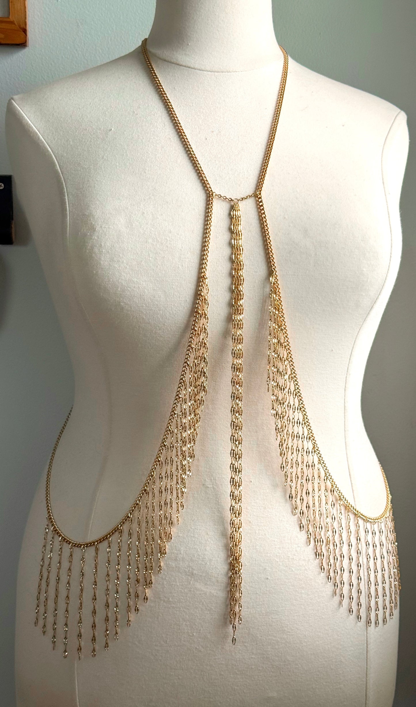 Dripping in Gold Body Chain