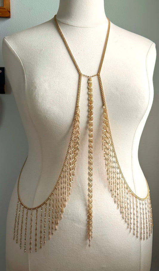 Dripping in Gold Body Chain