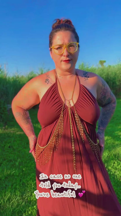 Dripping in Gold Body Chain